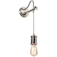 Elstead Lighting Applique murale Elstead à douille E27, nickel poli