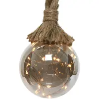 Lumineo Boule de Noël 14 x 100 cm LED blanc chaud