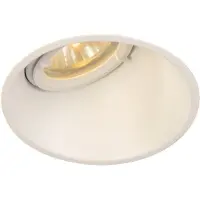 SLV Spot encastrable Horn Slant 10,3 cm blanc