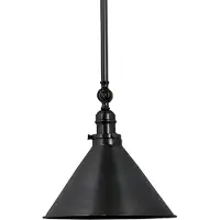 Elstead Lighting Applique murale Provence, finition bronze vieilli et noir, 1xE27x60W, métal, dimensions : 123x29,7x30 cm, IP20, Elstead