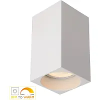 Lucide DELTO LED plafonnier GU10 Dim-to-warm 5W dimmable blanc 95Ra 09916/06/31