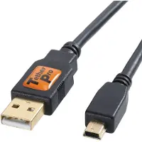 Tether Tools TetherPro USB 2.0 vers Mini USB 1,8 M Noir