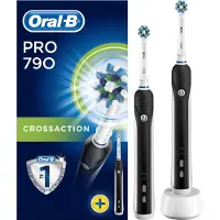 Oral-B Brosse à dent électrique Pro 790 Cross Action Duo Noire