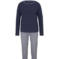 Tom Tailor Pyjama bleu marine / blanc