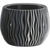 Prosperplast Pot De Fleurs Sandy Dsk180 Anthracite