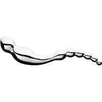 Le Wand Stainless Steel Swerve Ribbed Dildo