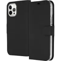 Accezz Étui de télephone Wallet Apple iPhone 12 Pro Max - Noir