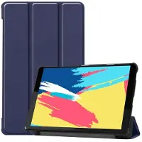 Just in Case Smart Tri-Fold Lenovo Tab M8 FHD Book Case Bleu