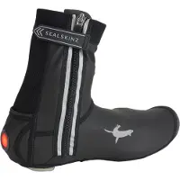 Sealskinz All Weather LED Open Sole Cycle Overshoe Black S Open Sole Couvre-chaussures