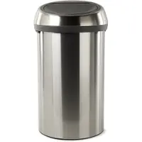 Brabantia Touch Bin 60 Litres Inox Anti-traces de Doigts