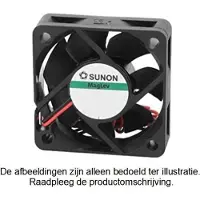 SUNON Ventilateur DC 24V xx RoHS (50 mm), Ventilateur PC, Noir
