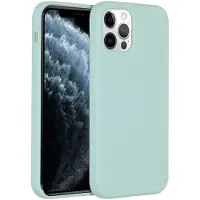 Accezz Coque Liquid Silicone Apple iPhone 12 (Pro) - Sky Blue