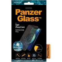 PanzerGlass Protection d'écran Privacy en verre trempé Case Friendly Anti-Bacterial Apple iPhone 12 Mini