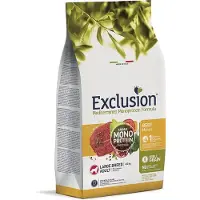 Exclusion MonoProtein Noble Grain large breeds dogs nourriture pour chiens de grande race au bœuf 12 kg