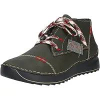 Rieker Bottines à lacets beige / gris / kaki / rouge