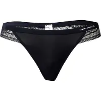 Tommy Hilfiger Underwear String bleu foncé / blanc