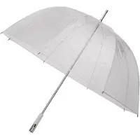 Falcone Koepelparaplu - 102 cm - Transparant White, Blanc, Transparent