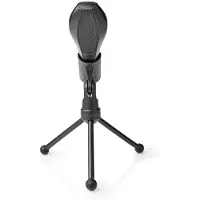 Nedis Mictu100bk Microphone Argenté