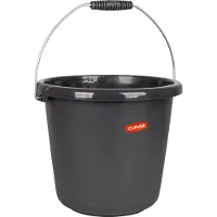 Curver Seau 10 l anthracite, Ustensiles de nettoyage, Gris
