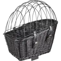 Flamingo Canna Round Basket Noir