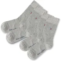 Tommy Hilfiger Chaussettes - 2 Pack - Basic - Gris Chiné - - 27/30 - Chaussettes