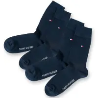 Tommy Hilfiger Chaussettes bleu foncé / rouge / blanc