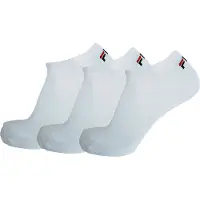 FILA Chaussettes unisexe Chaussettes Paquet de 3 femme - Blanc - 39 / 42