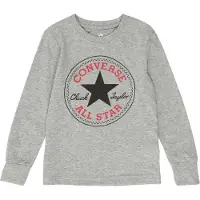 Converse T-Shirt gris / rouge / noir