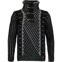 Cipo & Baxx Pull-over gris / noir