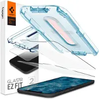 Spigen Protection d'écran en verre trempé GLAStR Fit 2 Paquets + Applicator pour Apple iPhone 12 (Pro)