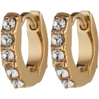 Elli Boucles d'oreilles or / transparent