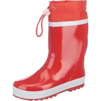 Playshoes Bottes en caoutchouc rouge / blanc