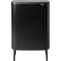 Brabantia Bo Touch Bin Hi 60l avec insert plastique noir mat