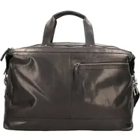 Spikes & Sparrow Cuir sac de voyage sac à épaule Bronco Weekender Black noir