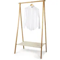 Blokker Porte-vêtements en bambou - 10kg - 155x86x57cm - Bois