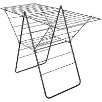 Tomado Rotterdam Droogrek 25 m Drooglijn 134x58x98 cm Zwart
