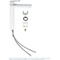 GROHE Eurocube Mitigeur monocommandé pour lavabo, XL-Size, saillie 180mm, sans vidage, 23406000