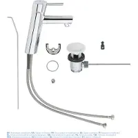GROHE CONCETTO NEW - Mitigeur monocommande 1/2'' Lavabo Taille M 23450001