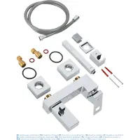 GROHE Eurocube Mélangeur bain douche mural avec garniture de douche chromé - 23141000