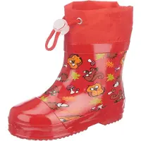 Playshoes Bottes en caoutchouc marron / jaune d'or / vert clair / orange / rouge