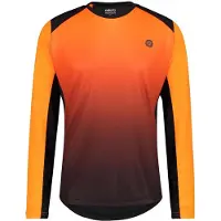 Agu Maillot de Cyclisme AGU Men MTB LS Neon Orange-XXXL