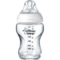 Tommee tippee Closer To Nature Glass biberon auto-stérilisant Glass 0m+ 250 ml