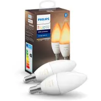 Philips Hue Ampoule Bougie White Ambiance E14 Lot de 2
