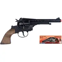Gonher Revolver Cowboy - 12 coups - noir