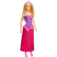 Mattel GGJ94 Poupée Barbie Blonde Princesse avec diadème jupe et chaussures Nouveau