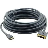 Kramer C-HM/DM Series C-HM/DM-3 - câble vidéo - HDMI / DVI - 90 cm