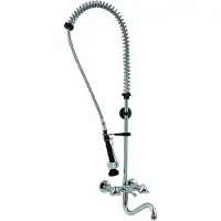 CombiSteel Pommeau de douche mural avec 2 boutons rotatifs