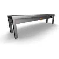 CombiSteel Pont thermique avec 4 résistances céramiques – 1000 W, 1400 mm