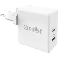 Celly Chargeur Réseau Usb Et Type C 30 W Blanc