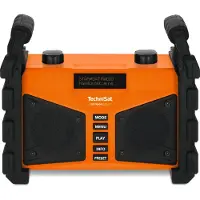 Technisat Radio DAB+ robuste et protection contre les éclaboussures IP65 - DigitRadio 230 - Orange
